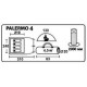 Палатка Trek Planet Palermo 4 (310*240*130/2000 мм/Poliester/4,5 кг/проклееные швы)