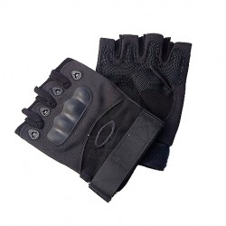 Перчатки Тактические Oakley без Пальцев (Black/XL)