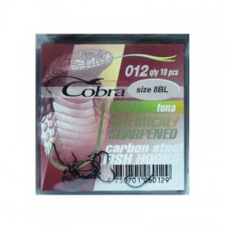Крючки Cobra Funa 012/14BL (1упак*10шт) 10 упак