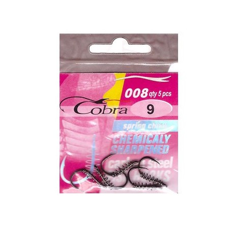 Крючки Cobra Spring Chinu N 9 (008/5шт) 1связка*10упак
