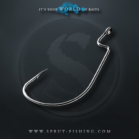 Крючки Офсетные Sprut Ogami B-91 BC  N1/0 (Offset Worm Hook) 1упак*5шт