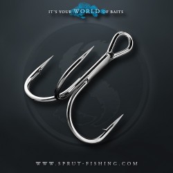 Крючки Тройные Sprut Hara ST-36 BC     N3/0 (Treble Round Bend Hook) 1упак*5шт