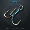 Крючки Тройные Sprut Hara ST-36 CHT   N1/0 (Treble Round Bend Hook CHT) 1упак*3шт