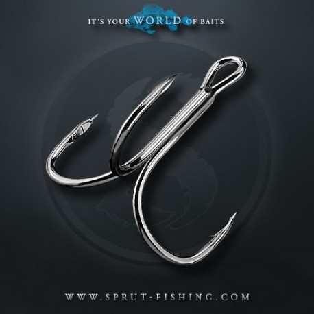 Крючки Тройные Sprut Kawa ST-31 BC  N2 (Treble Wide Gap Hook) 1упак*6шт