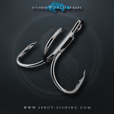 Крючки Тройные Sprut Kawa ST-41 BC  N1 (Treble Wide Gap Hook 2x Strong) 1упак*6шт