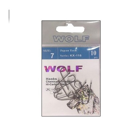 Крючки Wolf KX-116 N12 (10шт) 1связка*10упак