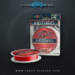 Шнур Sprut KEITARO Ultimate Braided Line x4 (140m/Hot Red/0