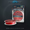 Шнур Sprut KEITARO Ultimate Braided Line x4 (140m/Hot Red/0,18mm/14,9kg)