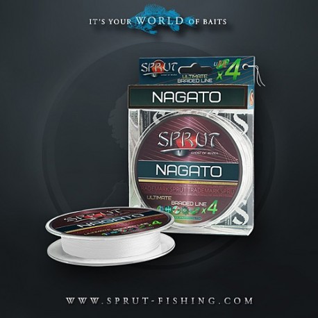 Шнур Sprut NAGATO Hard Ultimate Braided Line x4 (140m/Crystal White/0