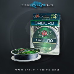Шнур Sprut SABURO Soft Ultimate Braided Line x4 ( 95m/Space Gray/0,20mm/16,4kg)