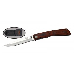 Нож Viking Nordway P7071W (Складной/Сталь-440/Рукоять-Дерево/Чехол-Нейлон)