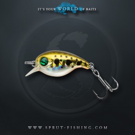 Воблер Sprut Chibi Crank 28F (Floating/28mm/2g/0