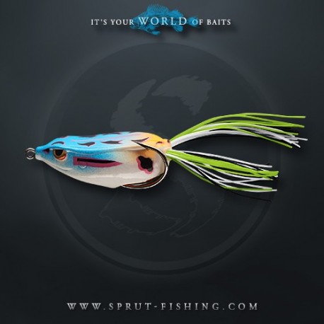 Воблер Sprut Ika Frog 55TW (Top Water/55mm/12g/Top Water/B) A04