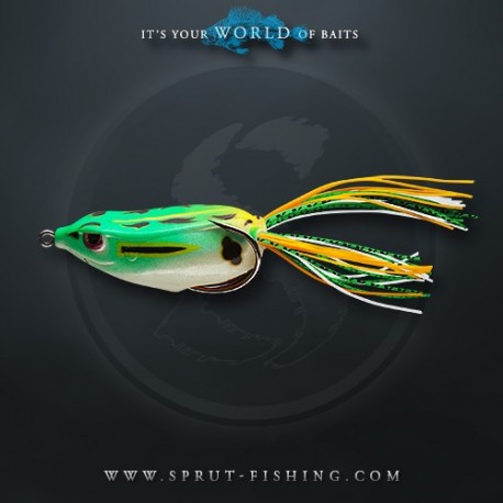 Воблер Sprut Ika Frog 55TW (Top Water/55mm/12g/Top Water/GRL) A02