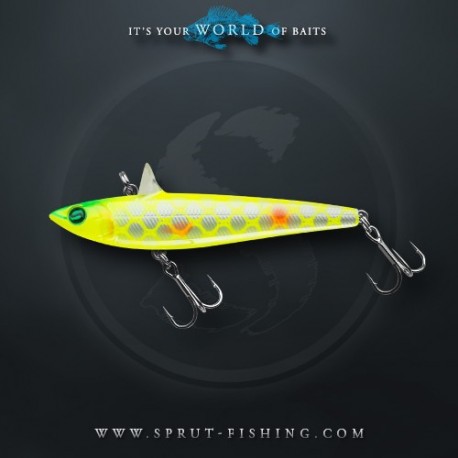 Воблер Sprut Miho Jig 77S (Sinking/77mm/15g/Sinking/YSC)