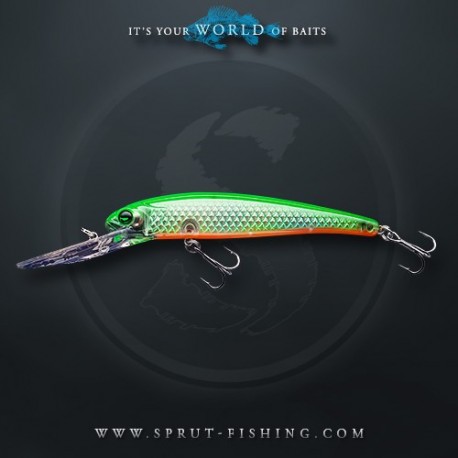 Воблер Sprut Rei 3D 120F (Floating/120mm/22g/4-5