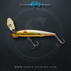 Воблер Sprut Rufu Shine 70S (Sinking/70mm/9g/0