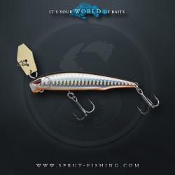 Воблер Sprut Rufu Shine 70S (Sinking/70mm/9g/0