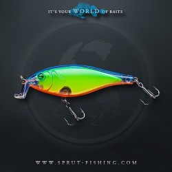 Воблер Sprut Saba Shad 3D 57F (Floating/57mm/6g/1-1