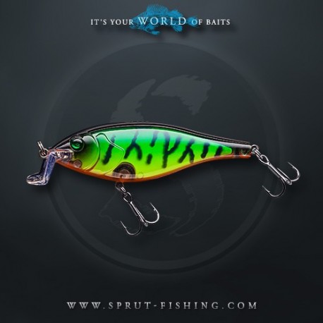 Воблер Sprut Saba Shad 3D 57F (Floating/57mm/6g/1-1