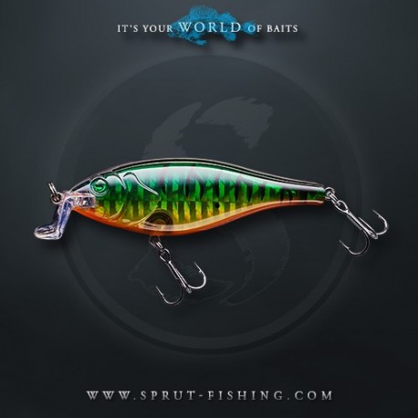 Воблер Sprut Saba Shad 3D 70F (Floating/70mm/9