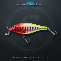 Воблер Sprut Saba Shad 3D 70F (Floating/70mm/9