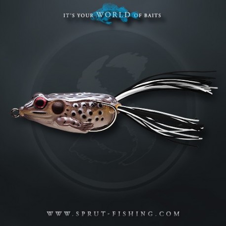 Воблер Sprut Sawa Frog 65TW (Top Water/65mm/21g/Top Water/BK)