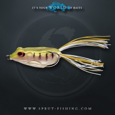 Воблер Sprut Sawa Frog 65TW (Top Water/65mm/21g/Top Water/SNK1)