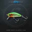 Воблер Sprut Taburo Trout 35S (Sinking/35mm/2,7g/0,1-0,5m/CRGR)