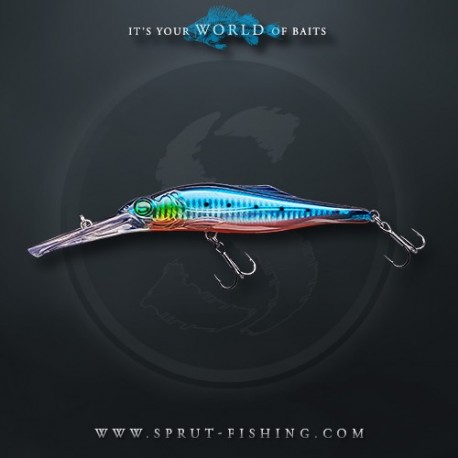 Воблер Sprut Tara Troll 3D 137F (Floating/137mm/44g/4