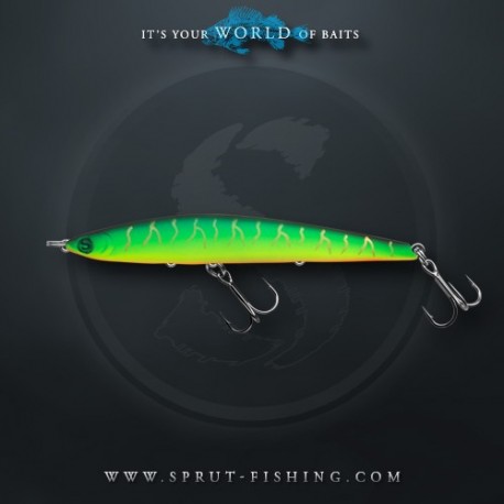 Воблер Sprut Teru Stick 115S (Sinking/115mm/20g/Sinking/FT)