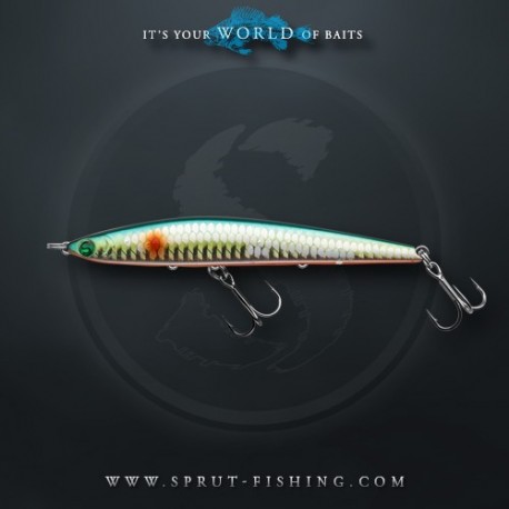 Воблер Sprut Teru Stick 115S (Sinking/115mm/20g/Sinking/SMLT-SC)