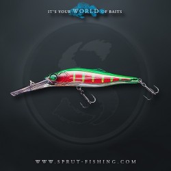 Воблер Sprut Tara Troll 3D 137F (Floating/137mm/44g/4