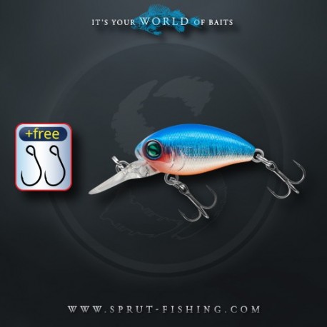 Воблер Sprut Rini Crank D 32F (Floating/32mm/3g/0