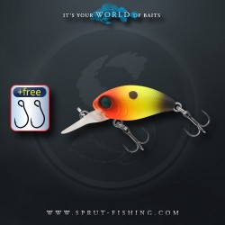 Воблер Sprut Rini Crank D 32F (Floating/32mm/3g/0