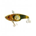 Блесна Электронная Цикада World Fishing Gold metall (57mm/14g/Желтое Сияние)