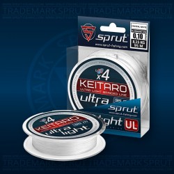 Шнур Sprut KEITARO Ultra Light Braided Line x4 (95m/Crystal White/0,06mm/4,95kg)