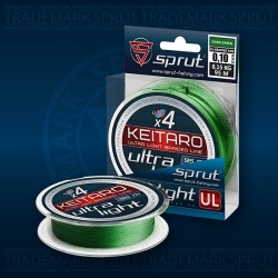 Шнур Sprut KEITARO Ultra Light Braided Line x4 (95m/Dark Green/0,06mm/4,95kg)
