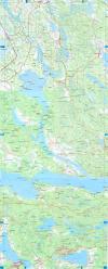 Система озер Вуокса - Карты водоемов - южнее Быково - Беличье
