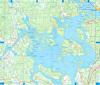 Система озер Вуокса - Карты водоемов - севернее Быково - Беличье (Приозерск)